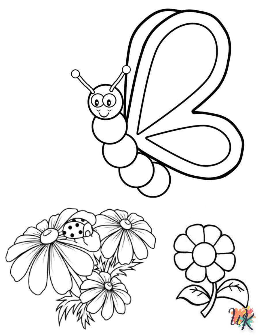 coloriage Papillon  pour enfant à imprimer