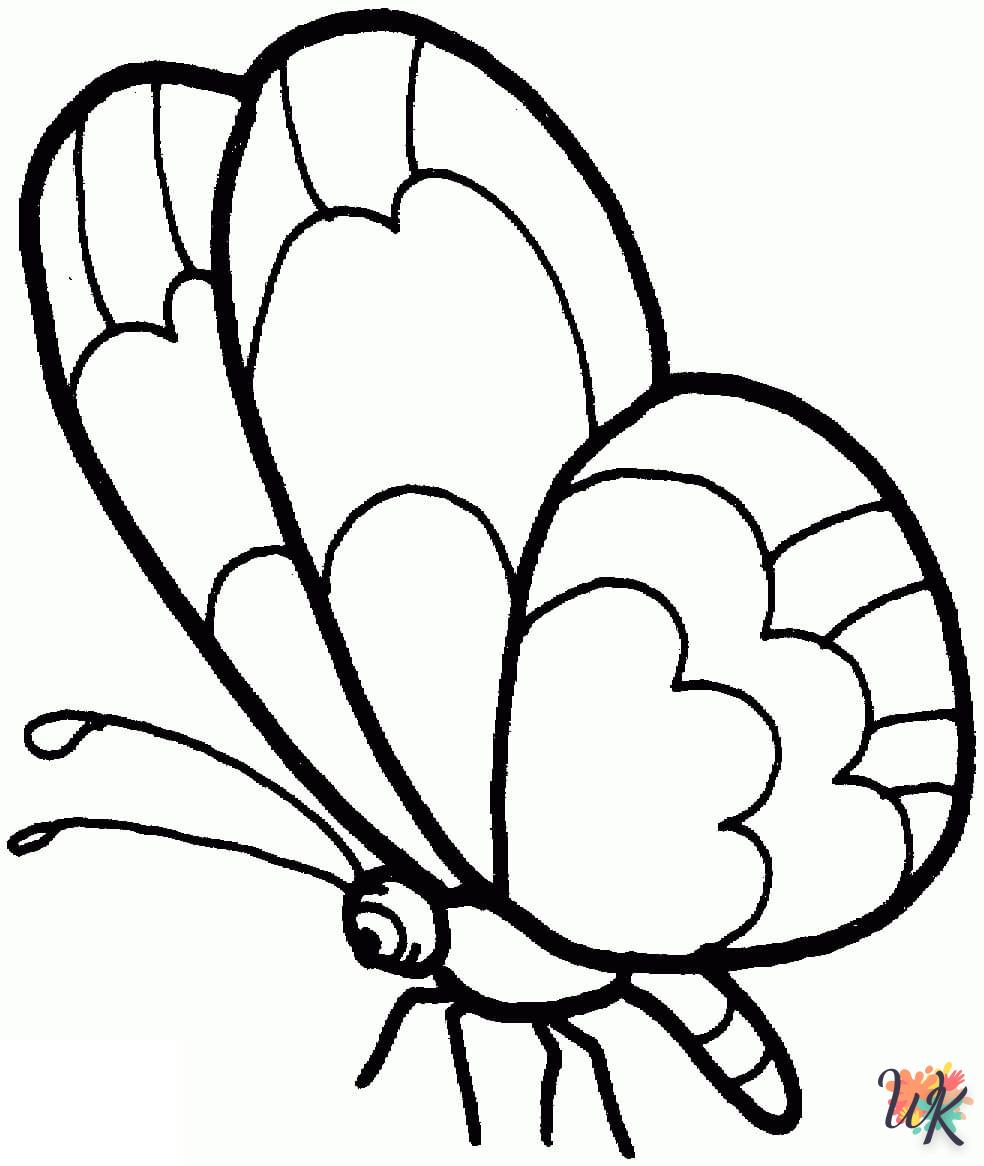 coloriage Papillon  bebe à imprimer gratuit