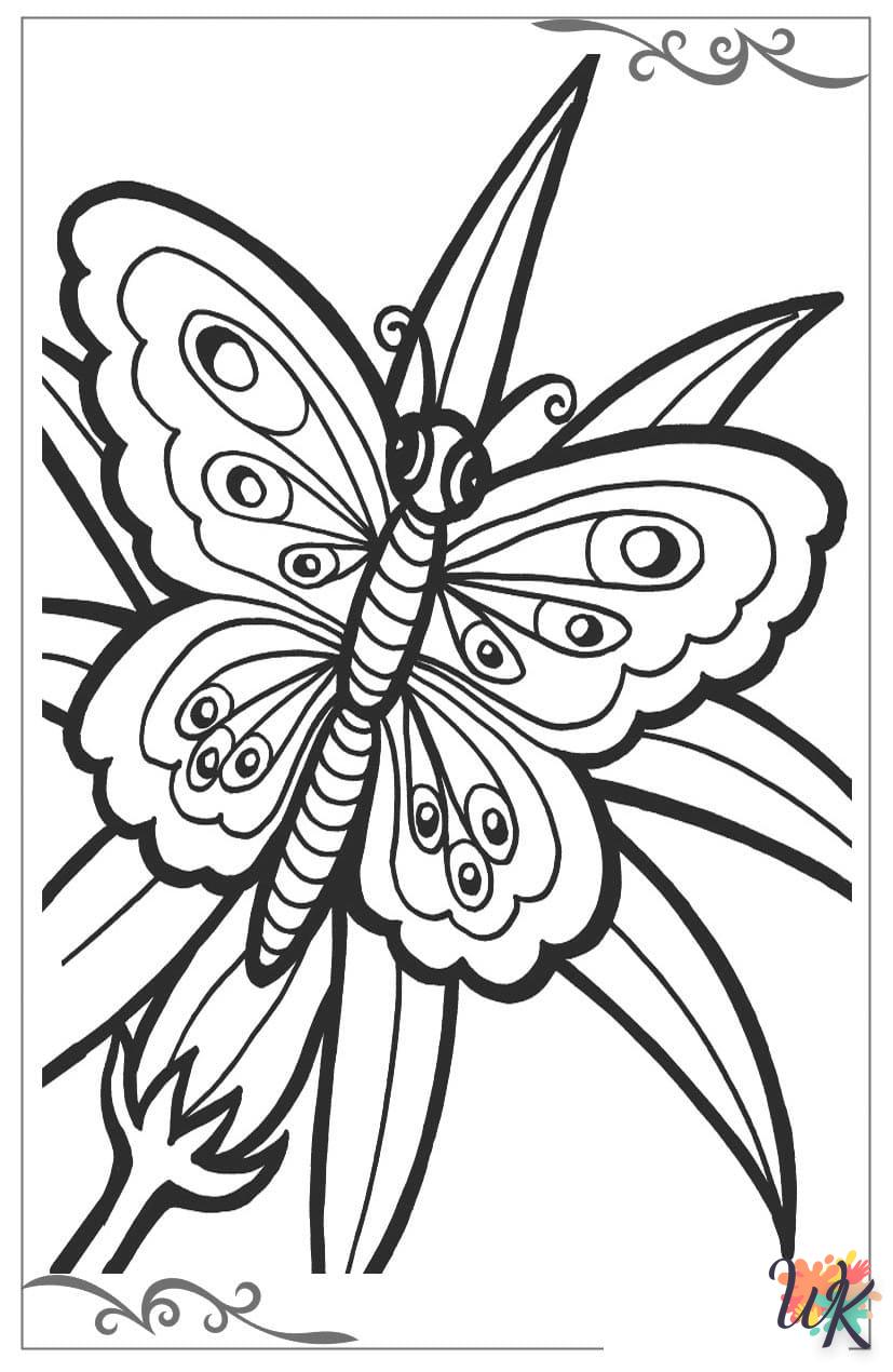 coloriage Papillon  en ligne pour bebe de 2 ans