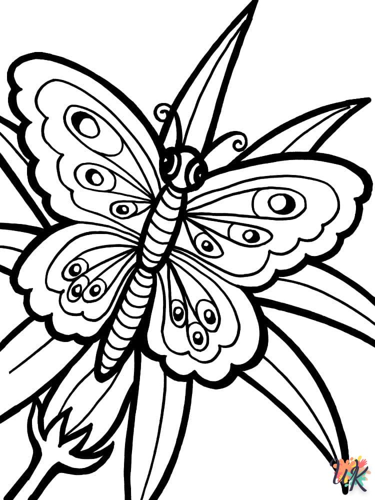 coloriage Papillon  en ligne maternelle