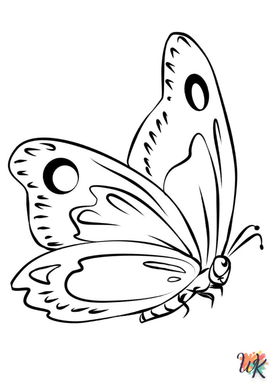 coloriage Papillon  a dessiner en ligne