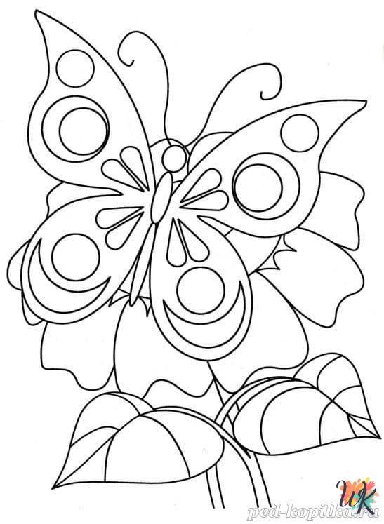 coloriage Papillon  à imprimer pour enfant de 7 ans