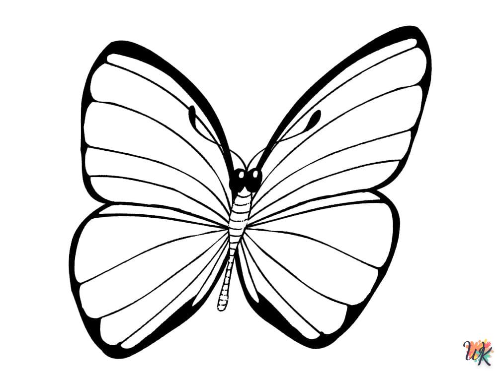 coloriage Papillon  a imprimer gratuitement