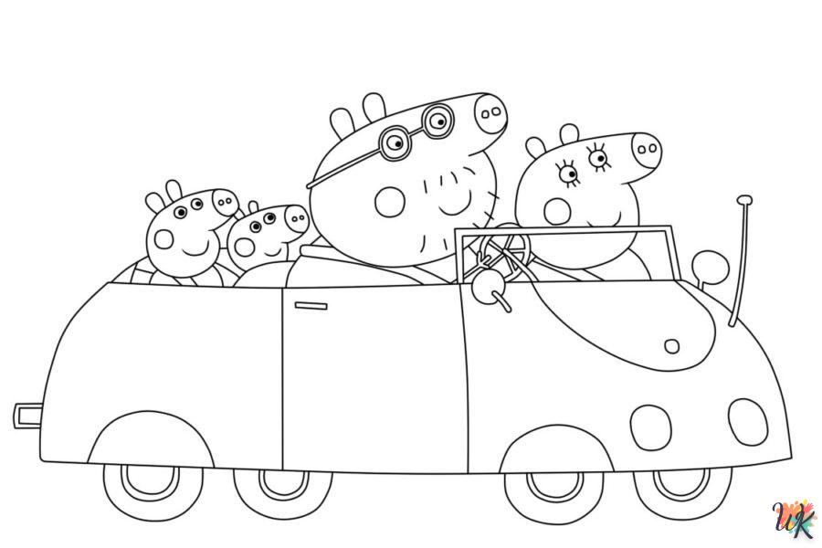 coloriage Peppa Pig  enfant a imprimer