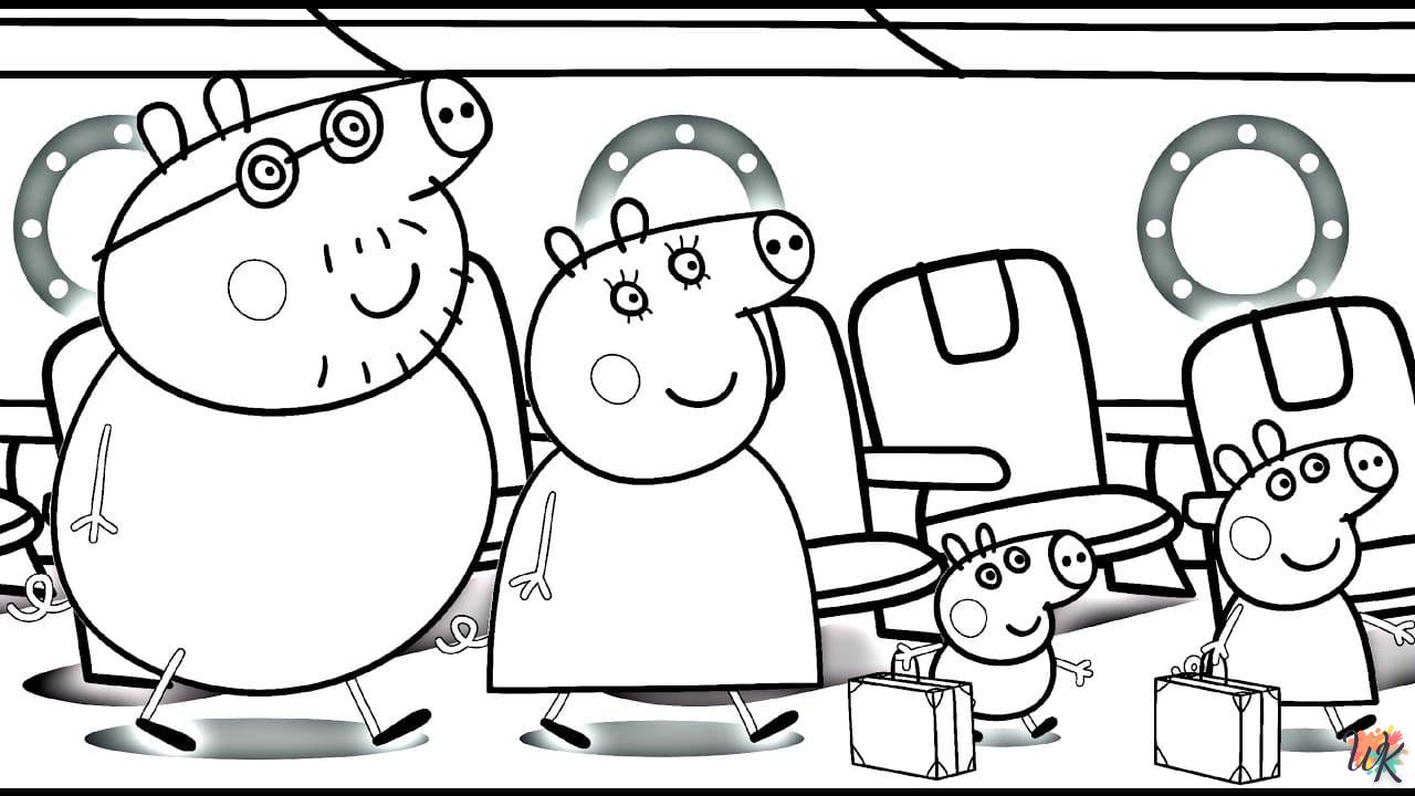 coloriage Peppa Pig  a colorier en ligne