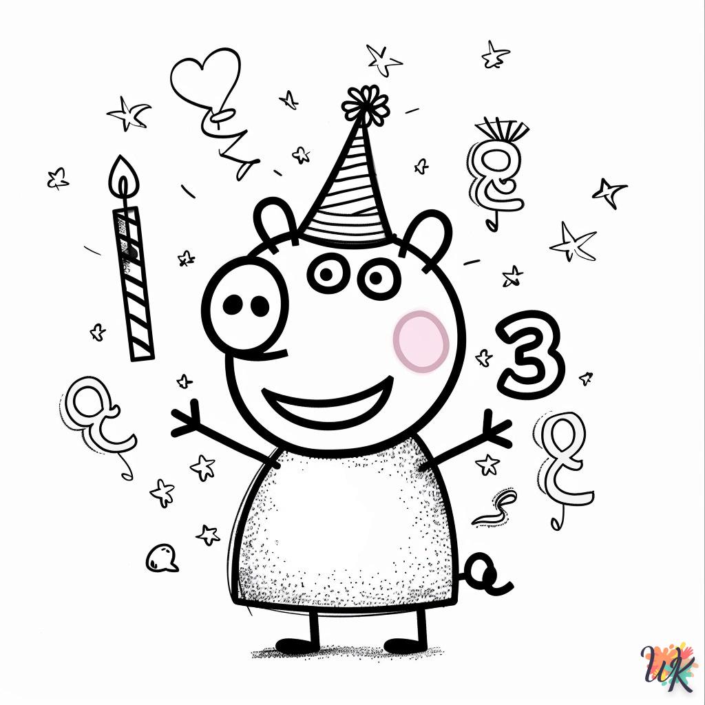 coloriage Peppa Pig  à imprimer gratuitement