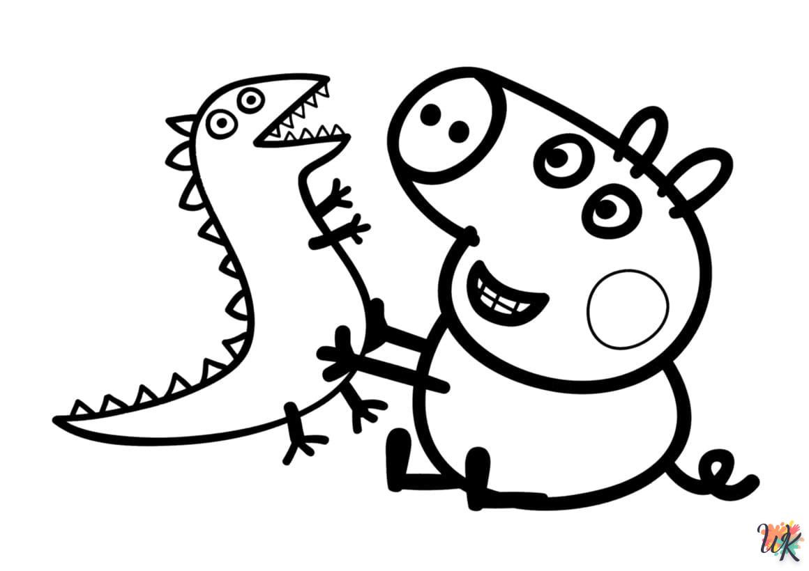 coloriage Peppa Pig  à imprimer gratuitement