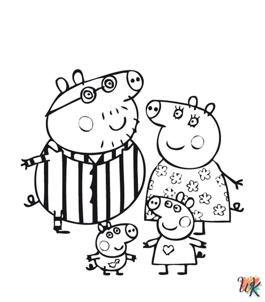 coloriage Peppa Pig  gratuit