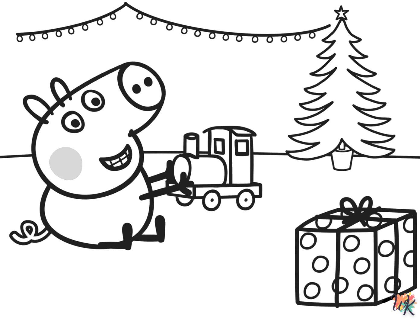 coloriage Peppa Pig  à imprimer gratuitement pdf