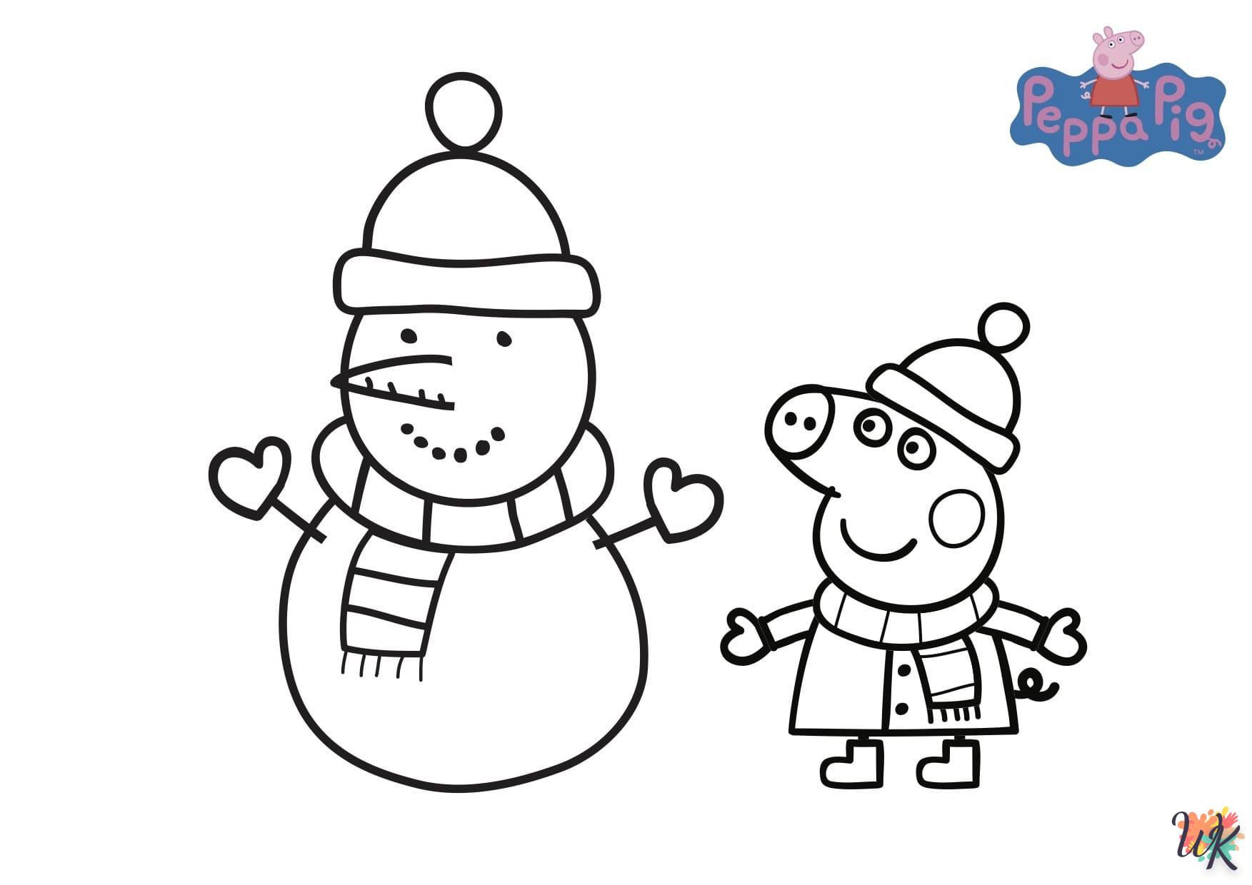 coloriage Peppa Pig  a colorier en ligne