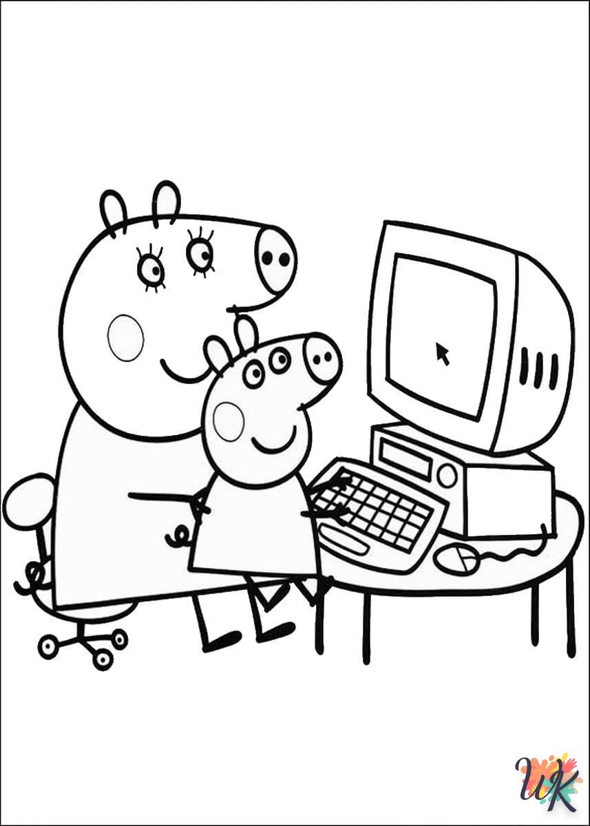 coloriage Peppa Pig  en ligne gratuit