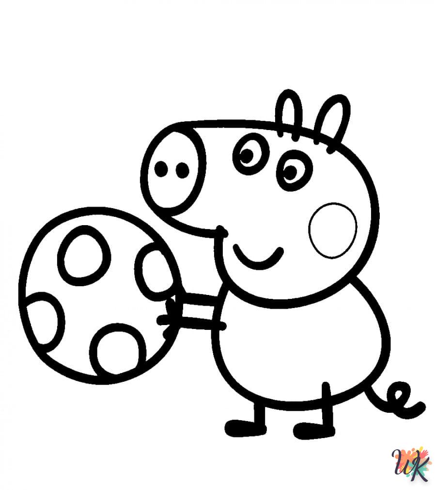 coloriage Peppa Pig  et dessin a imprimer