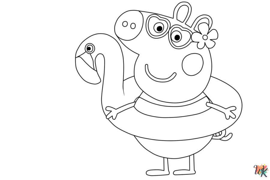 coloriage Peppa Pig  gratuit en ligne