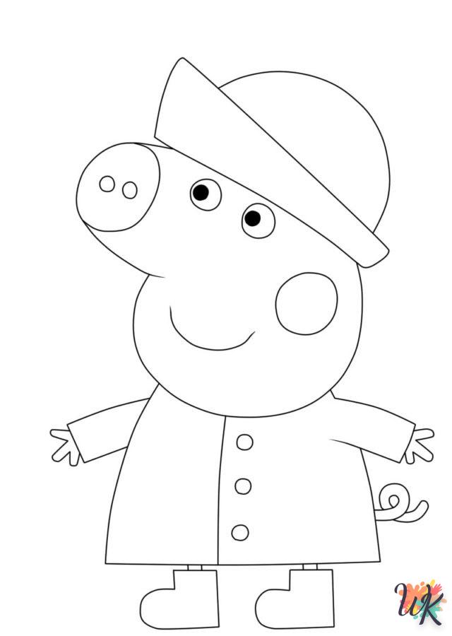 coloriage Peppa Pig  gratuit pour enfants