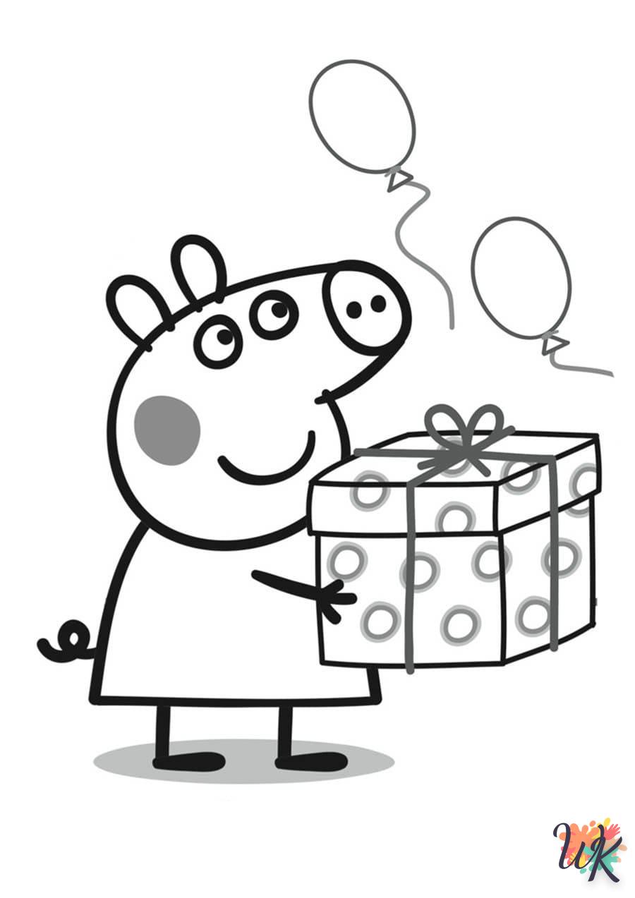 coloriage Peppa Pig  à imprimer gratuit