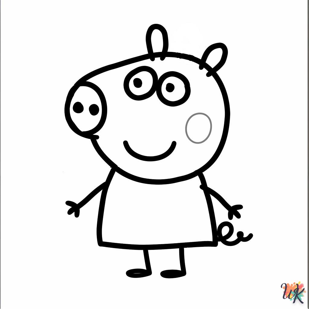 coloriage Peppa Pig  en ligne pour bebe de 2 ans