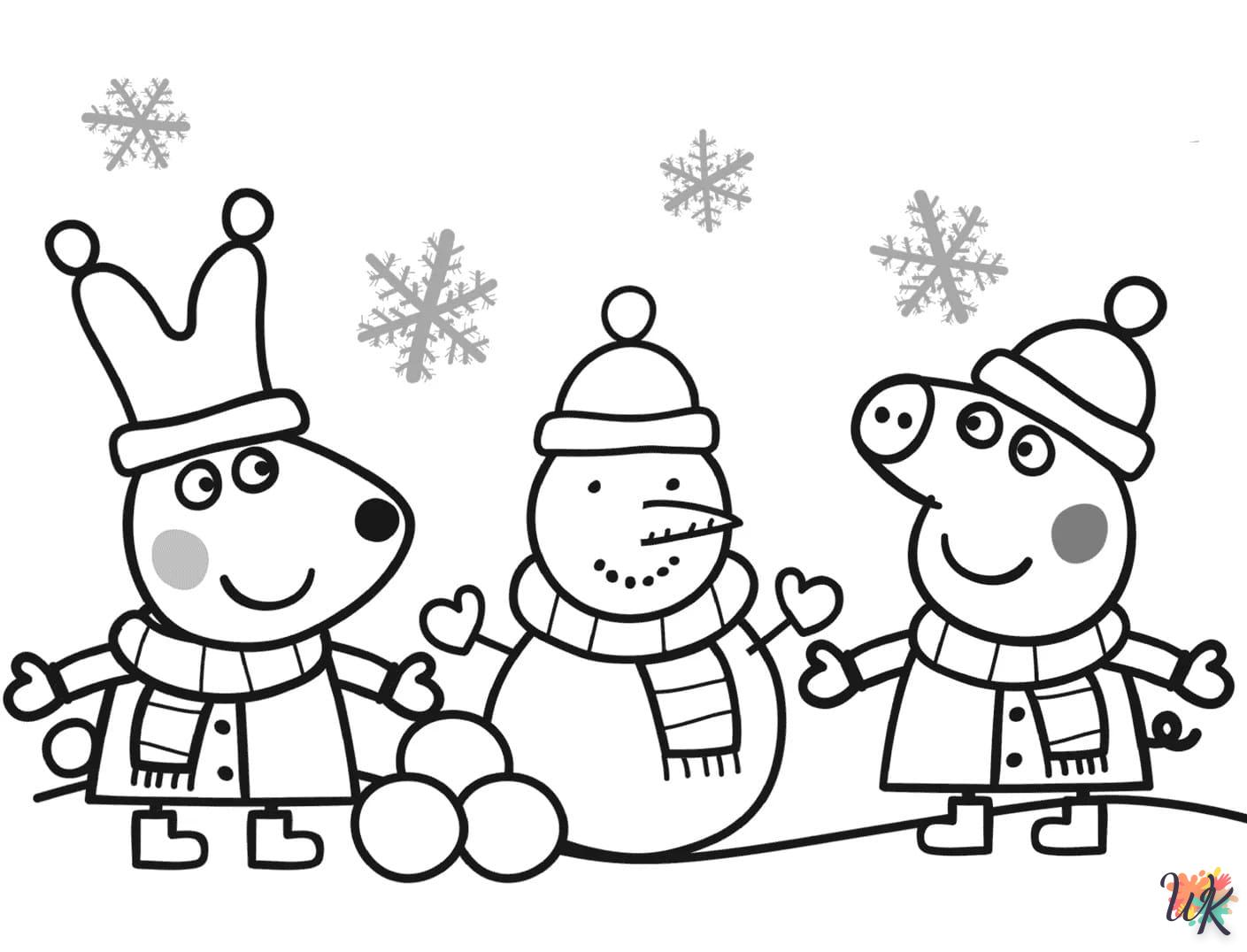 coloriage Peppa Pig  magique à faire en ligne