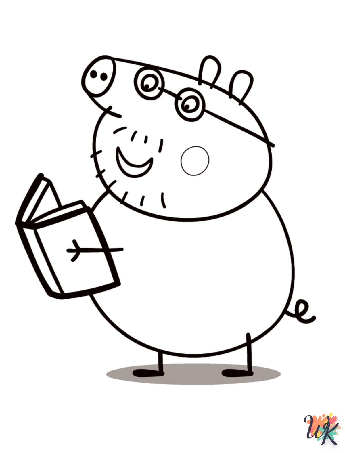 coloriage Peppa Pig  à imprimer pdf