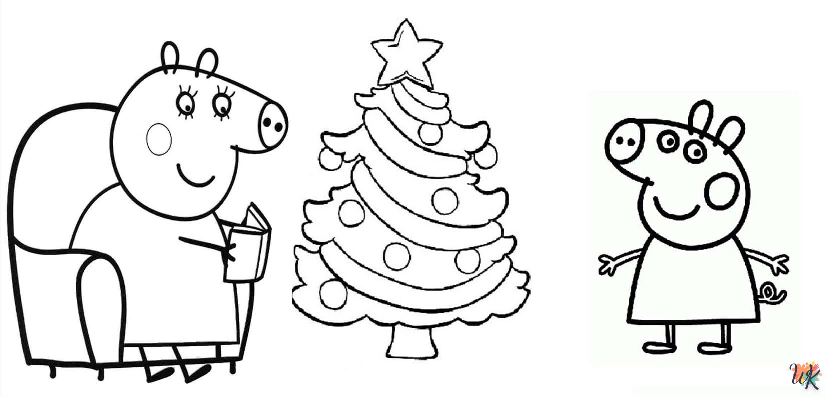 coloriage Peppa Pig  à imprimer pdf gratuit