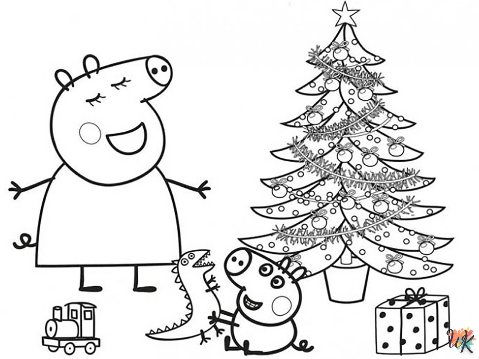 coloriage Peppa Pig  bebe à imprimer