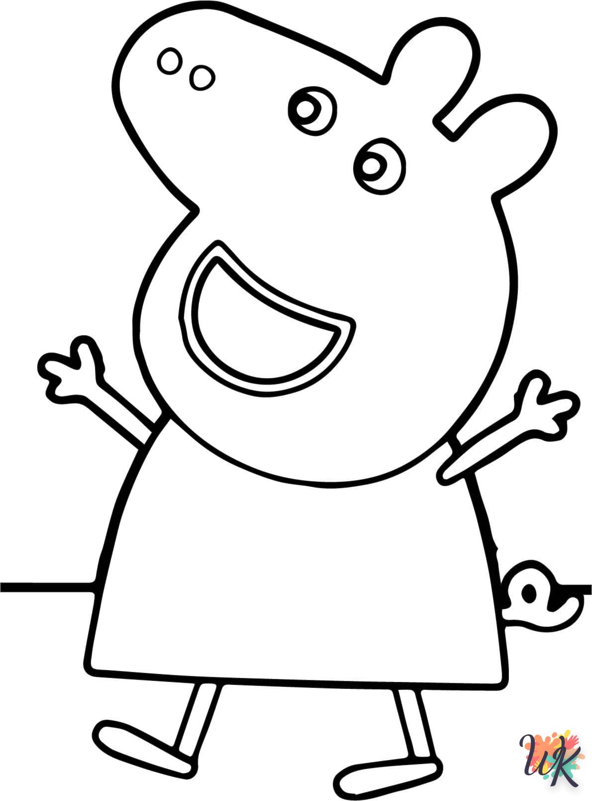 coloriage Peppa Pig  à colorier en ligne gratuit