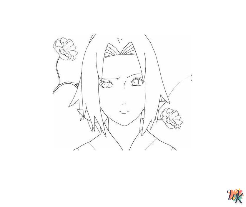 coloriage Sakura  à imprimer kawaii