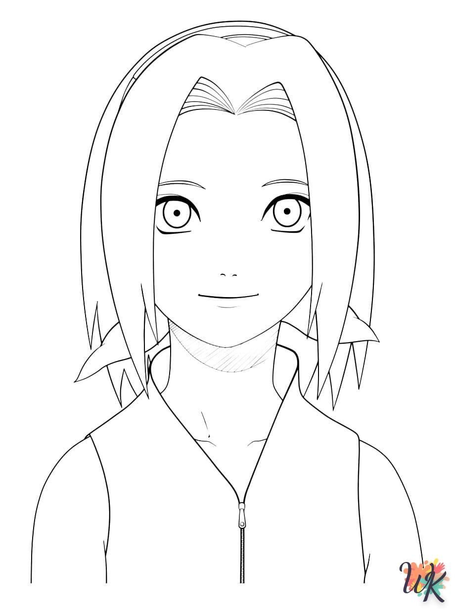 coloriage Sakura  enfant à imprimer gratuit