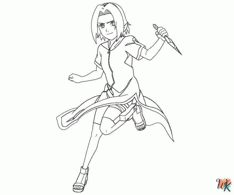 coloriage Sakura  a dessiner en ligne