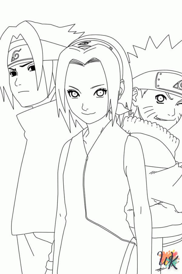 coloriage Sakura  à imprimer pour enfant de 10 ans