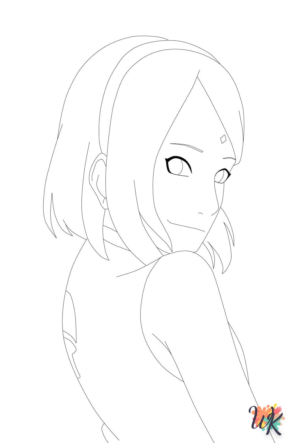 coloriage Sakura  a colorier en ligne gratuitement