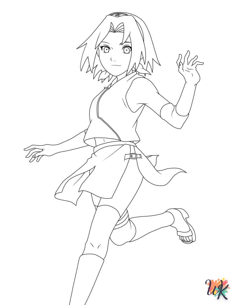 coloriage Sakura  à imprimer gratuitement