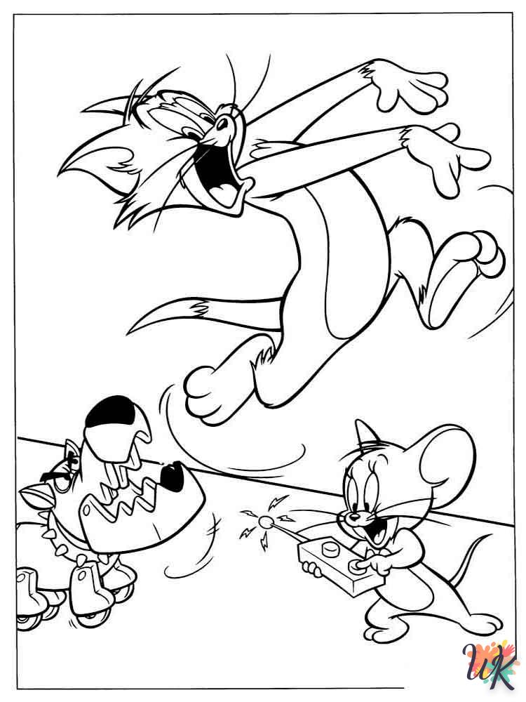 coloriage Tom et Jerry  magique à faire en ligne