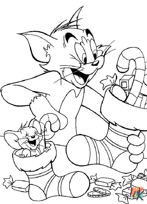 coloriage Tom et Jerry  à imprimer gratuit