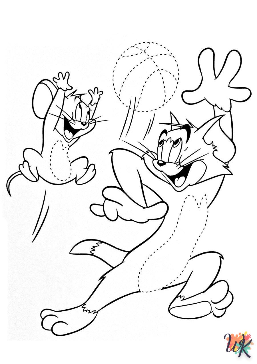 coloriage Tom et Jerry  en ligne a colorier