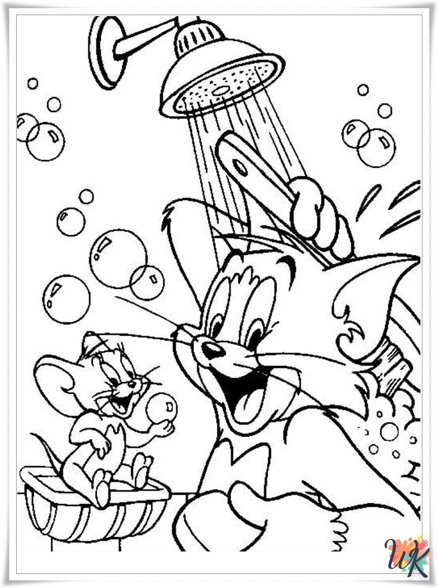 coloriage Tom et Jerry  à imprimer pdf