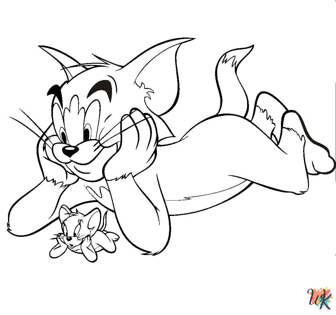 activité coloriage Tom et Jerry  en ligne