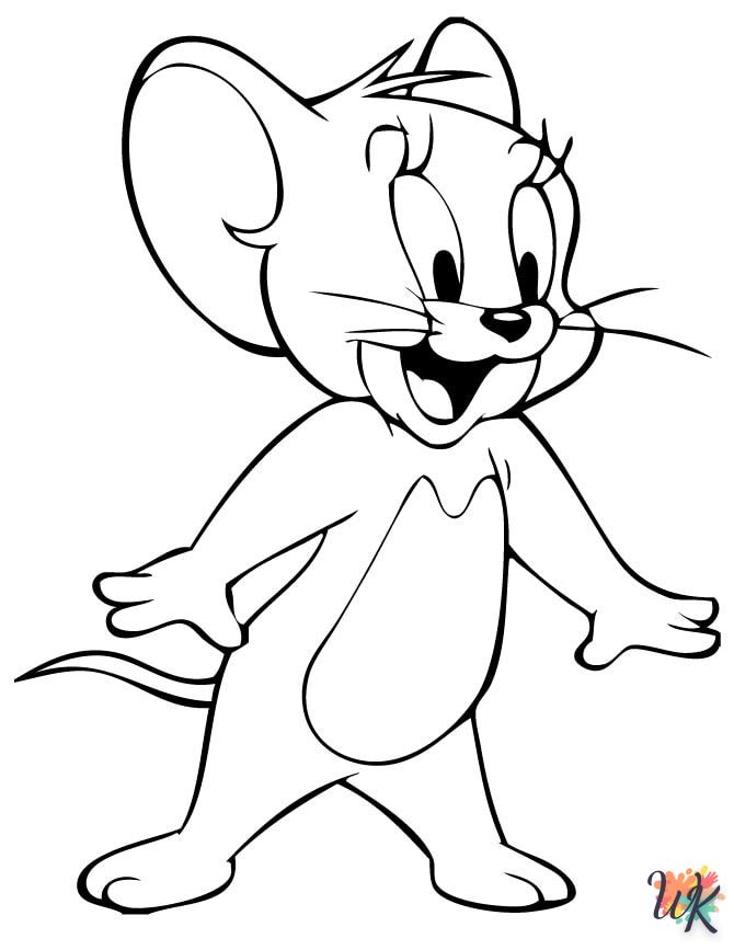 à imprimer coloriage Tom et Jerry