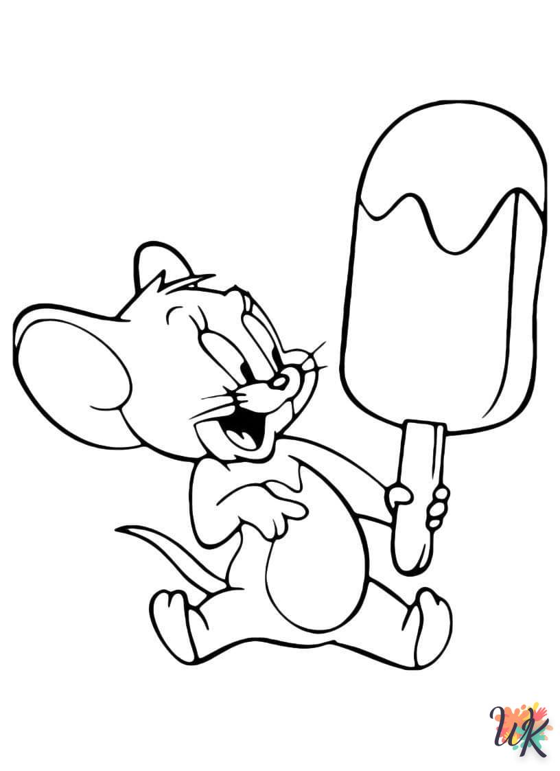 coloriage Tom et Jerry  à imprimer gratuitement