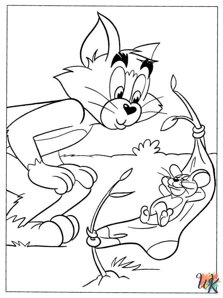 coloriage Tom et Jerry  en ligne 8 ans