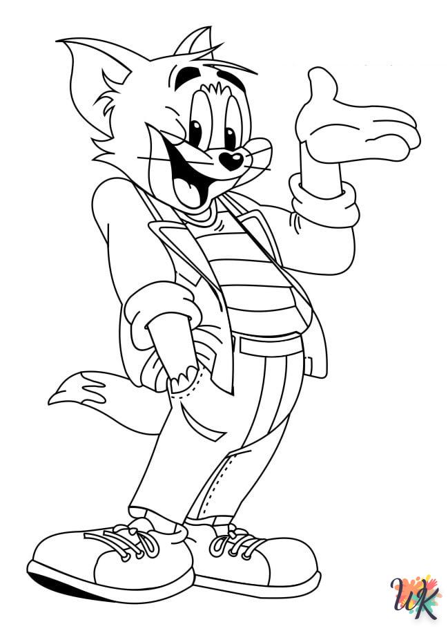 coloriage Tom et Jerry  en ligne pour enfant